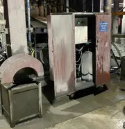 Industrial CJC® Desorber unit installed for emergency dehydration of SAG mill lubrication oil.