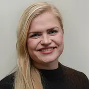 Portrait of Sarah B. Christensen, Sales support/PTA.