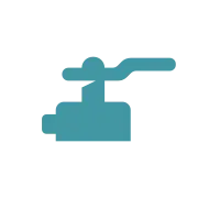 Pump unit icon representing temporary filtration equipment rental.