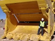Open mining site