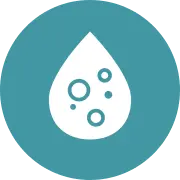 Oil particles symbol.