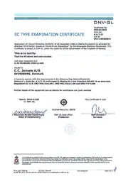 Fire rated window certificate for A30 window, 1500 × 1300 mm, MED-B-9535.