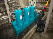 Offline filtration unit for EHC fluid degradation control in an industrial power plant.