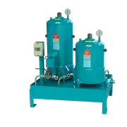High-capacity CJC® HDU 2×27/- acidity removal system with twin filter housings for stabilising oil chemistry in large industrial applications.