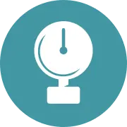 Component symbol representing extended fuel and equipment lifespan.