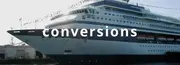 Large cruise vessel at port representing marine window solutions for conversion and retrofit projects.