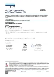 EC-type examination certificate for clamp-on fixed three-parted AL COW A30, MEDB000077R.